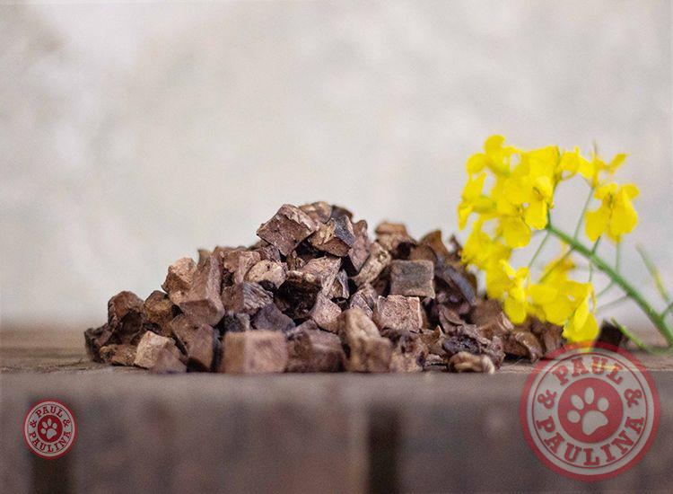 Paul & Paulina Geitenlong Trainers, snackstukjes van geitenlong voor honden