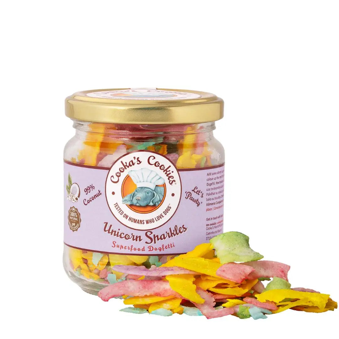 Cooka's Cookies Unicorn Sparkles (180gr) - Kokossparkles voor een feestelijk maal!