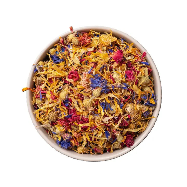 Cooka's Cookies Flower Power (35gram) - kleurrijke topper gemaakt van eetbare bloemen