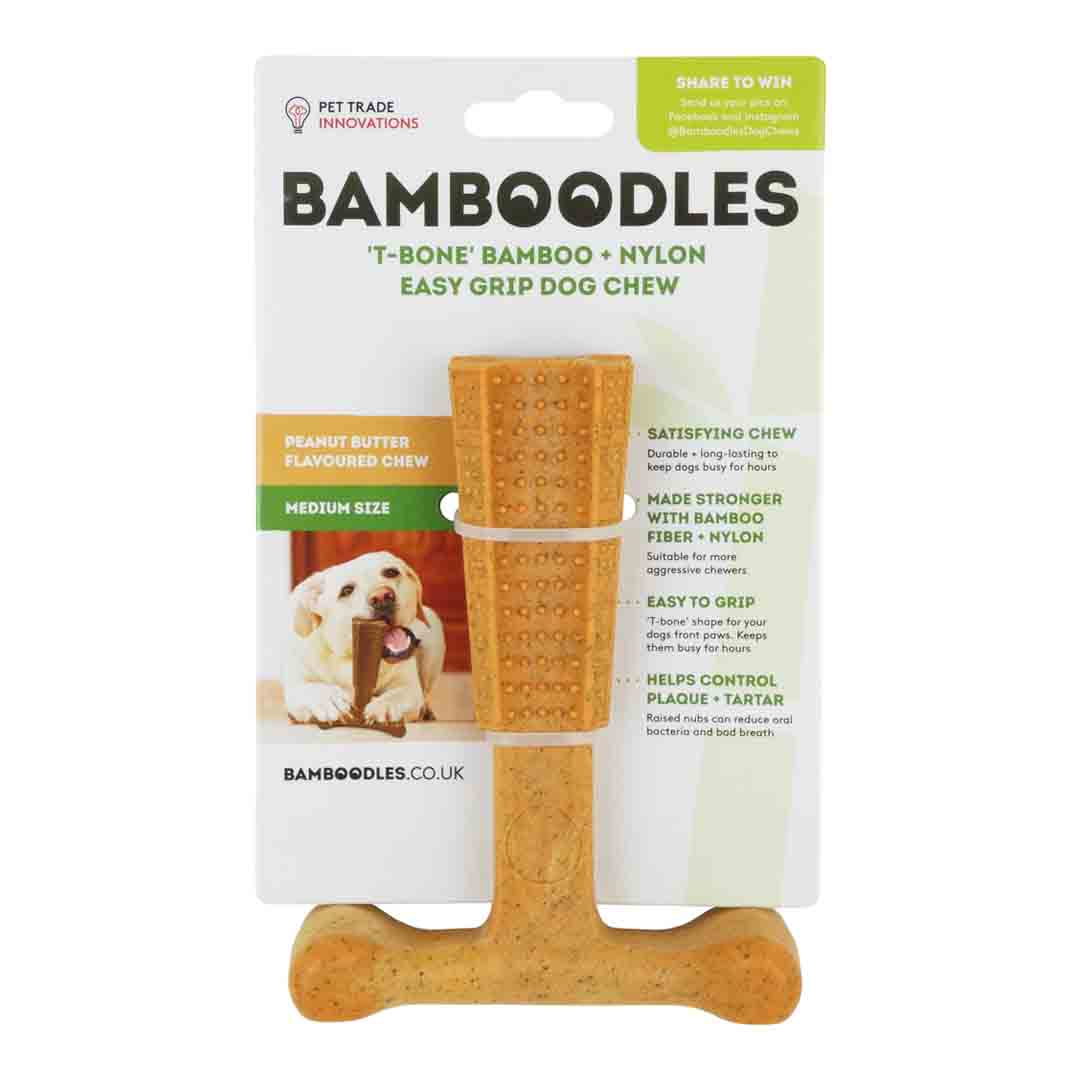 Bamboodles T-bone Peanut Butter