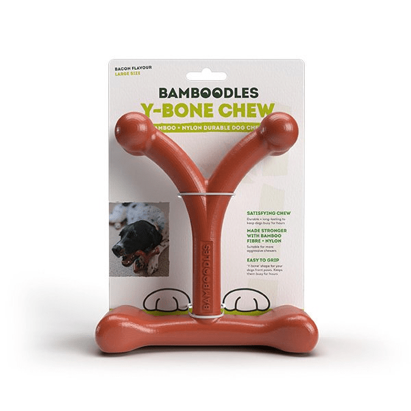 Bamboodles kauwspeelgoed Y - bone - Shop with Marley's