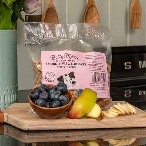 Betty Miller Grain Free Banana, Apple & Blueberry (400gr) - Shop with Marley's