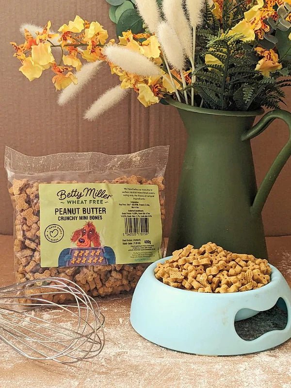 Betty Miller Wheat Free Peanut butter mini's (400gr) - Shop with Marley's