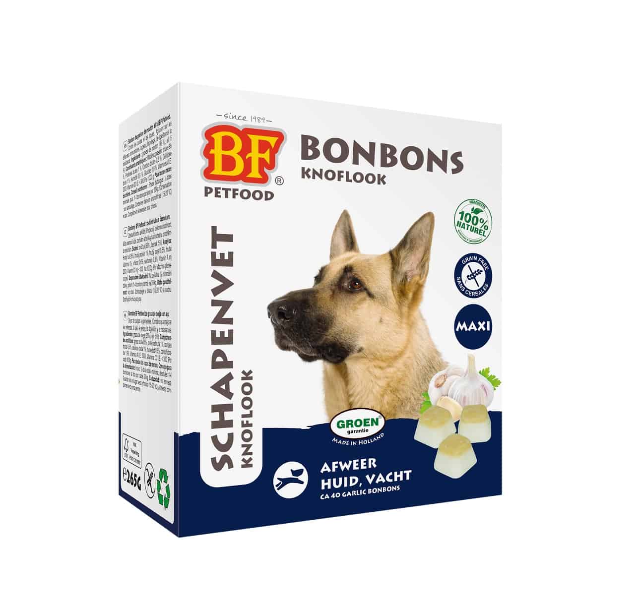 BF Petfood schapenvet bonbons vlo en teek maxi - Shop with Marley's