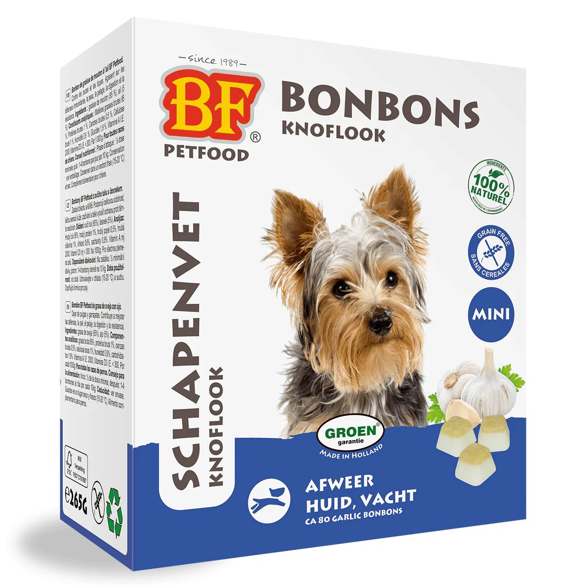 BF Petfood Schapenvet Bonbons – Vlo & Teek (40 bonbons / 80 mini bonbons) - Shop with Marley's