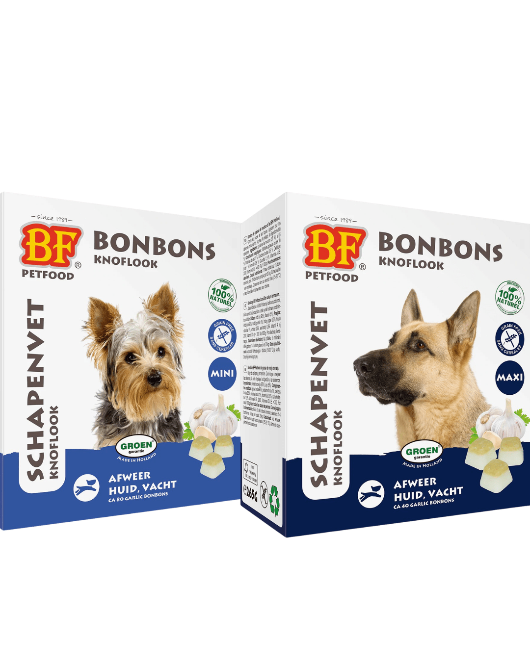 BF Petfood Schapenvet Bonbons – Vlo & Teek (40 bonbons / 80 mini bonbons) - Shop with Marley's