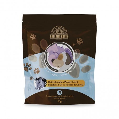 Boil & Broth Bottenbouillon Paard - Shop with Marley's