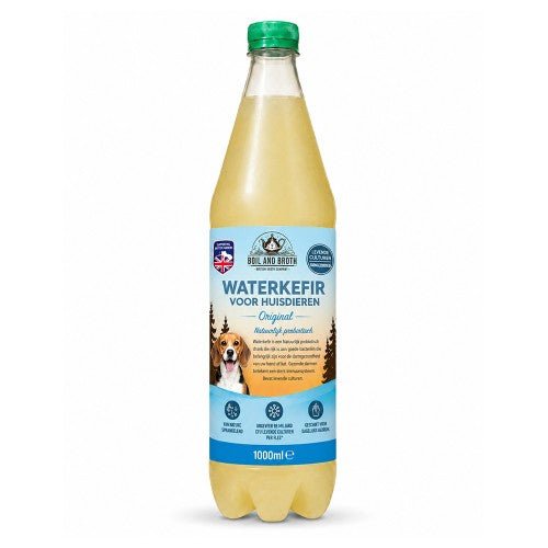 Boil & Broth Waterkefir voor honden - probiotische ondersteuning voor de darmflora - 1 liter - Shop with Marley's