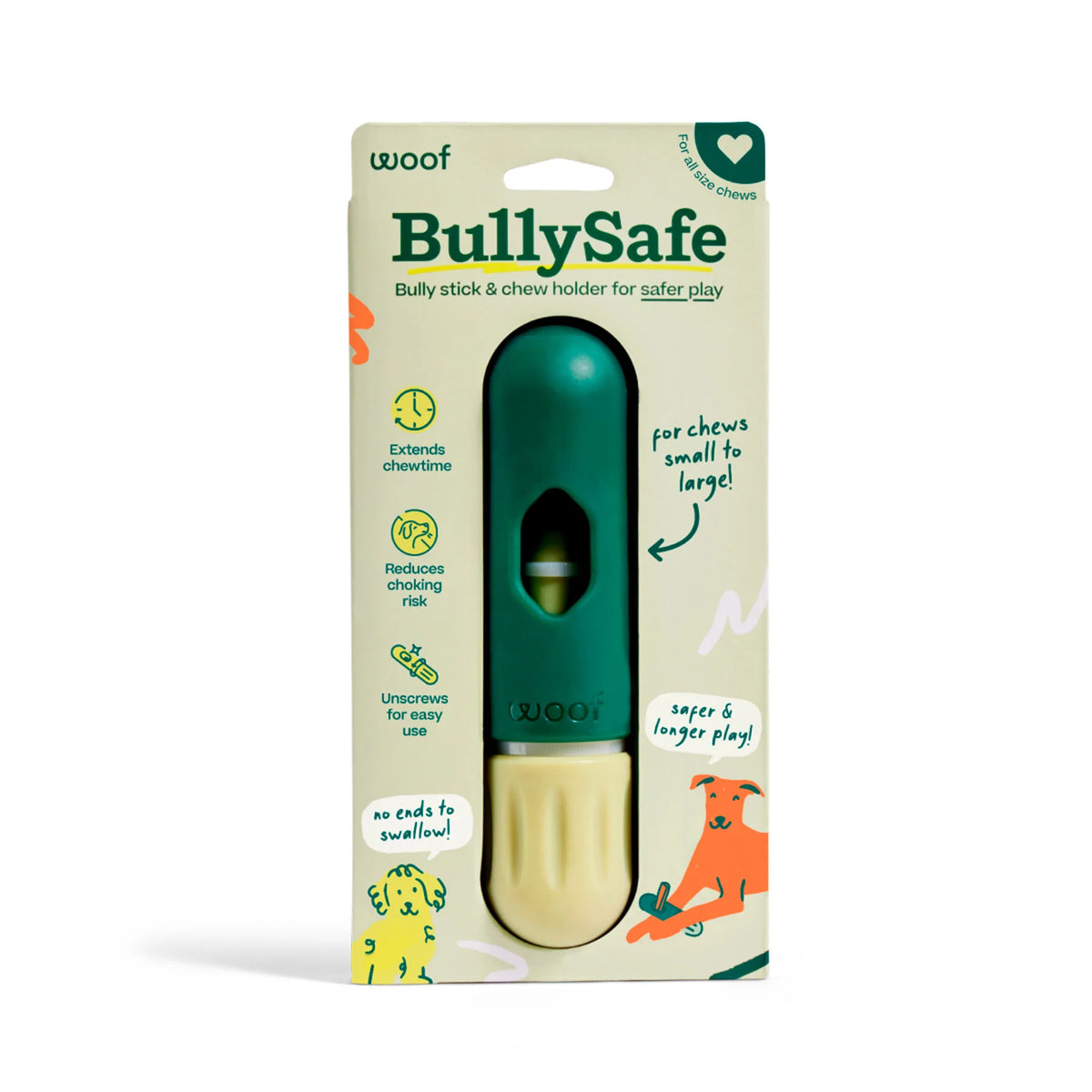 Woof - BullySafe - houder voor kauwsnacks