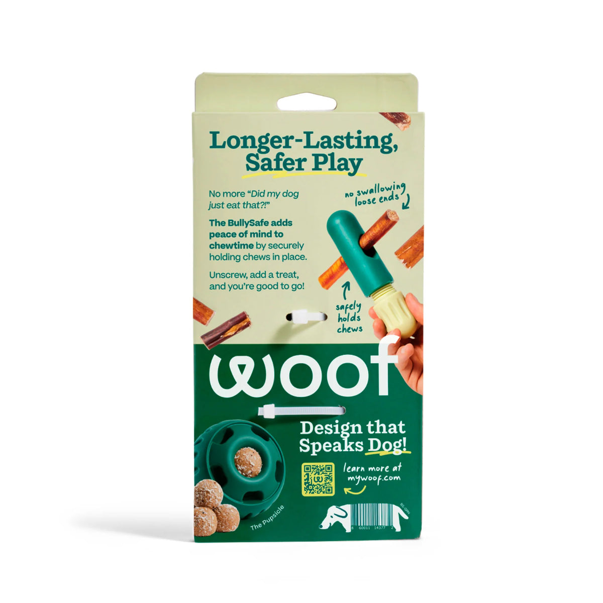 Woof - BullySafe - houder voor kauwsnacks