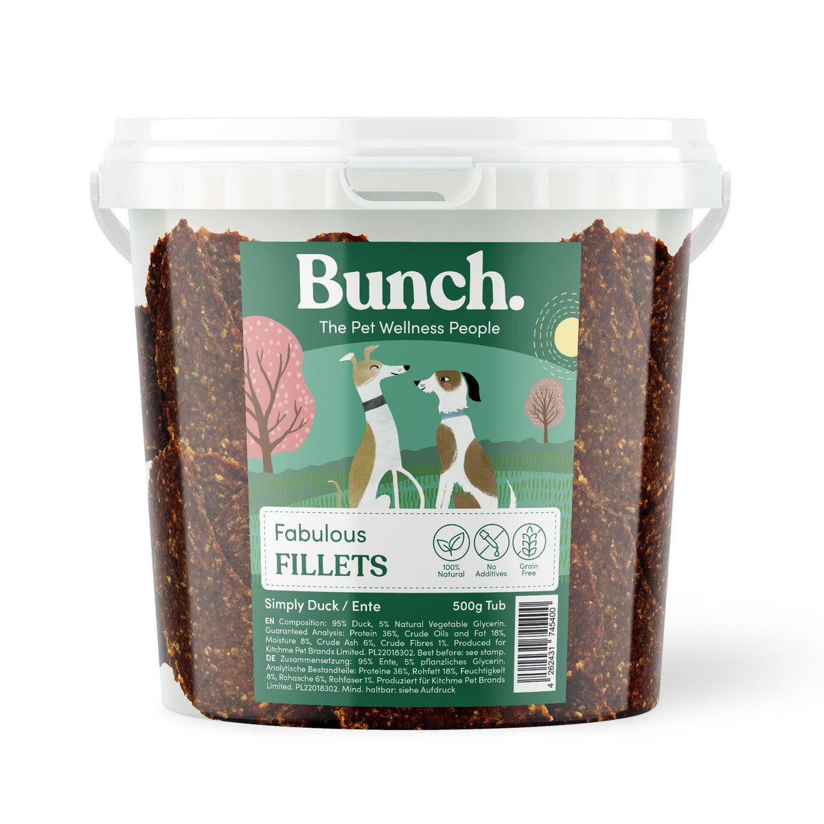 Bunch voordeelemmer natuurlijke filets - Eend - 500 gram - Shop with Marley's