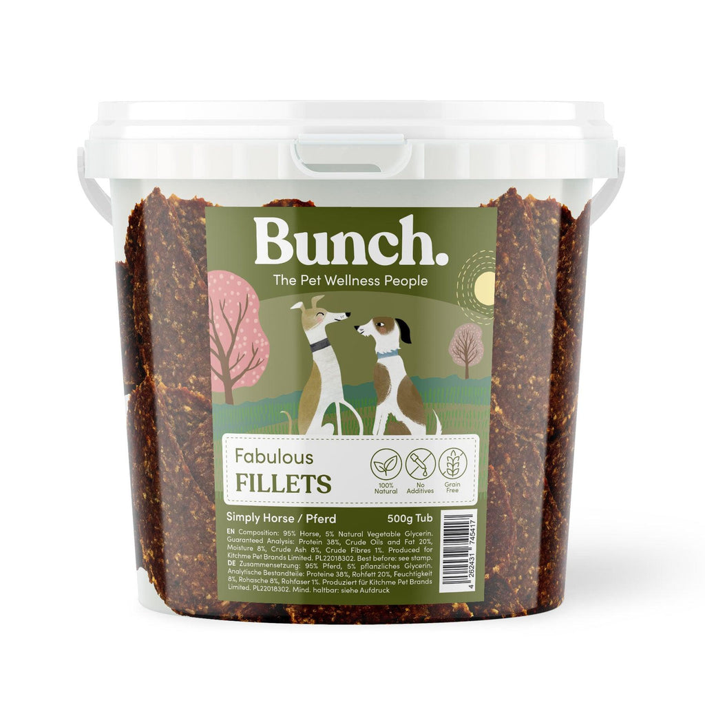 Bunch voordeelemmer natuurlijke filets - Paard - 500 gram - Shop with Marley's