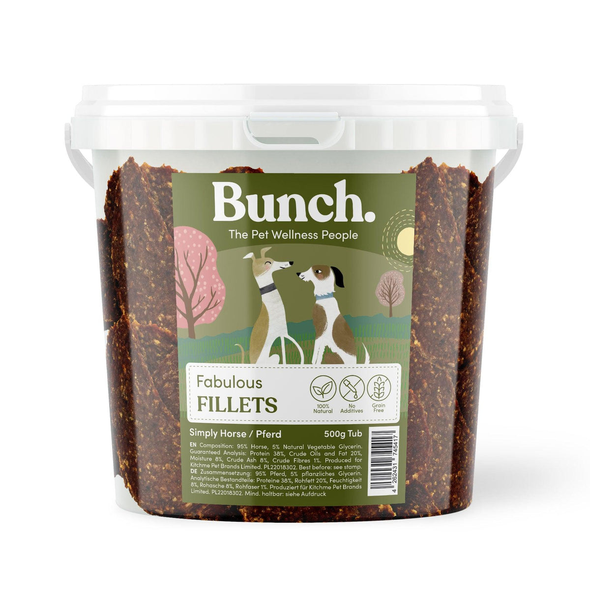 Bunch voordeelemmer natuurlijke filets - Paard - 500 gram - Shop with Marley's