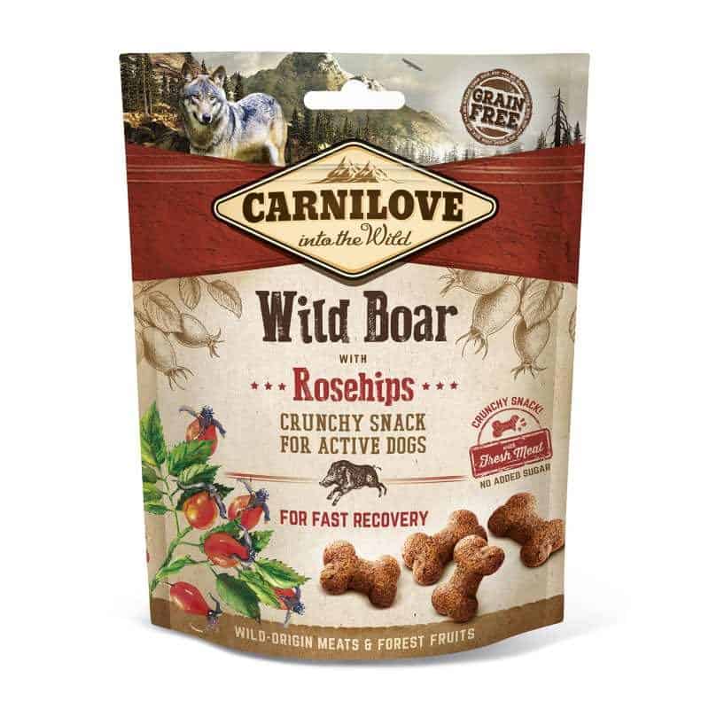 Carnilove Crunchy Snack - Wildzwijn & Rozenbottel (200gr) - Shop with Marley's