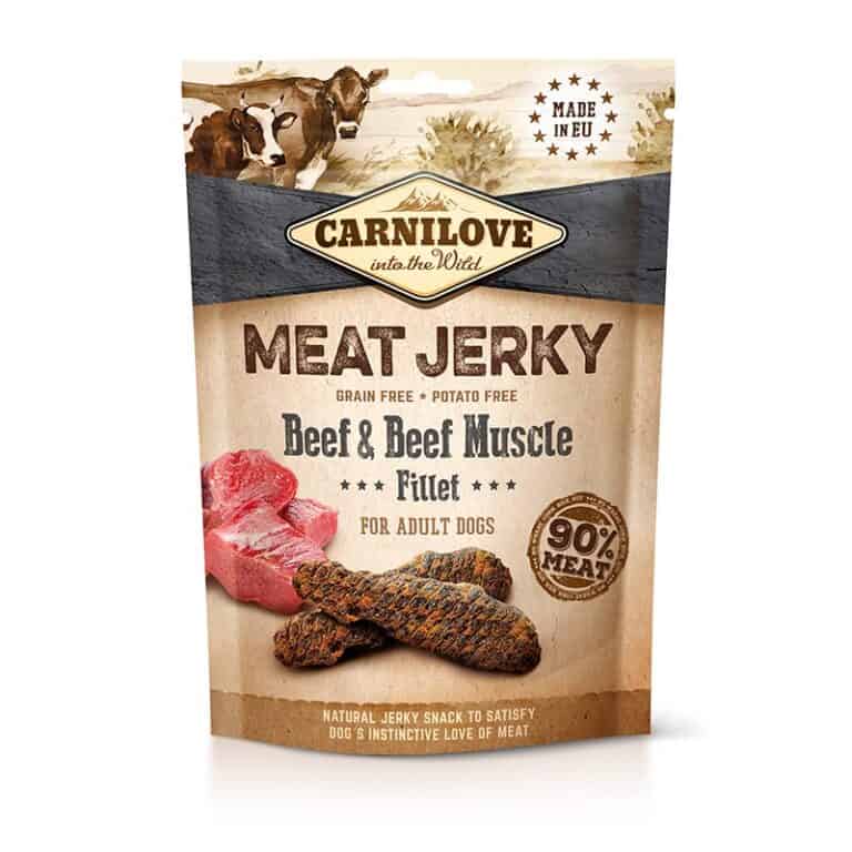 Carnilove Meat Jerky Beef with Beef Muscle - Shop with Marley's