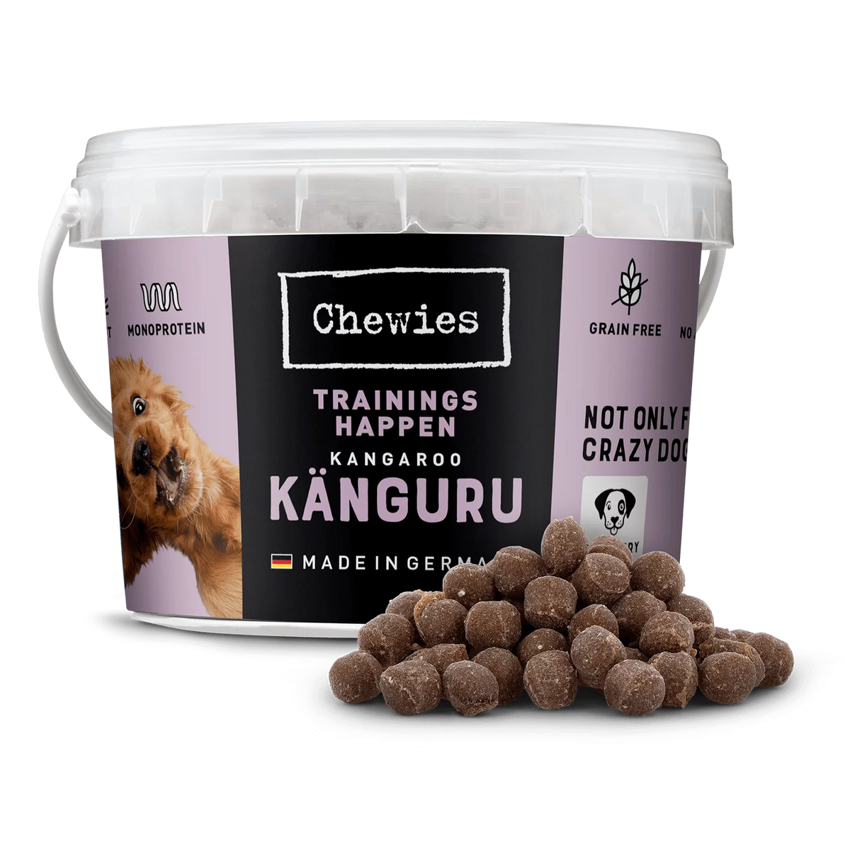 Chewies Training Bites Kangoeroe 300 gram – emmertje met trainingshapjes