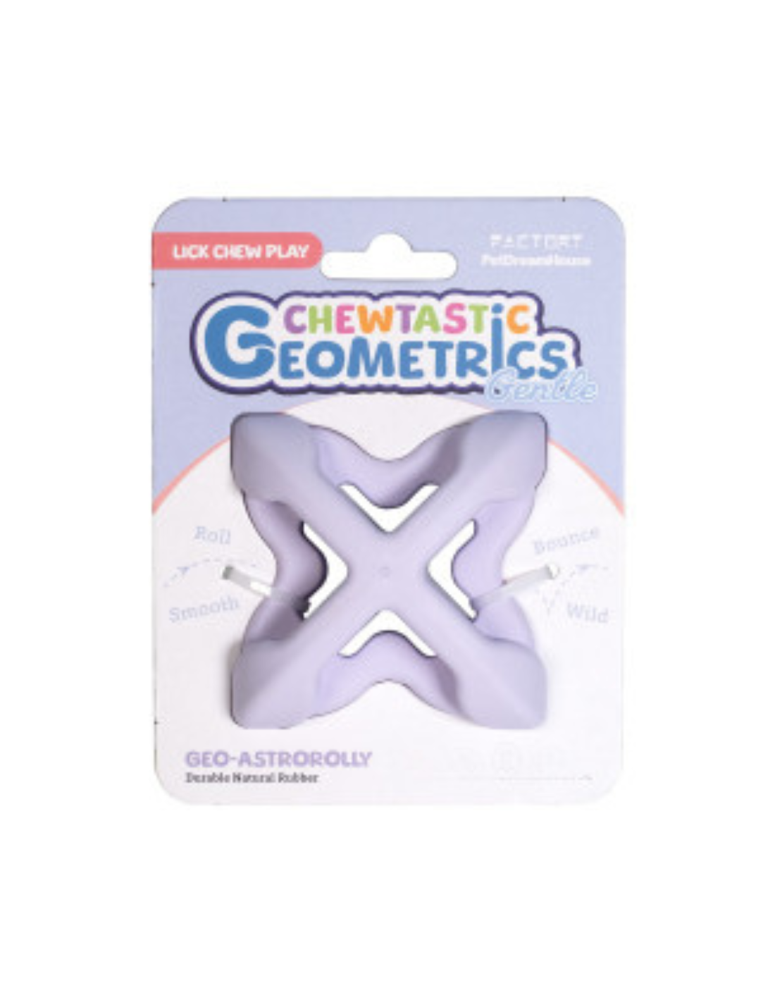 Petdreamhouse Chewtastic Geo-AstroRolly Lavendel