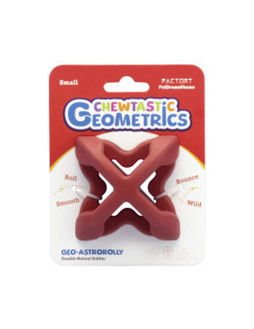 Petdreamhouse Chewtastic Geo-AstroRolly Rouge