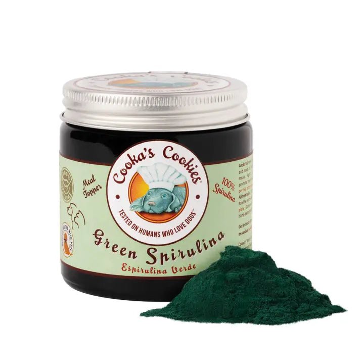 Cooka's Cookies Green Spirulina (30 gram) - Superalg, voor een boost voor de spijsvertering & immuunsysteem