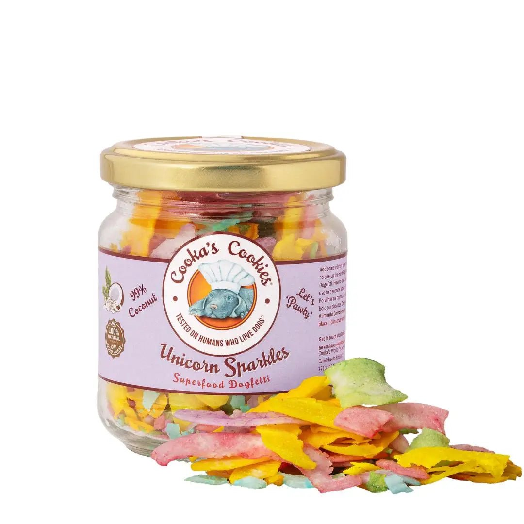 Cooka's Cookies Unicorn Sparkles (180gr) - Kokossparkles voor een feestelijk maal! - Shop with Marley's