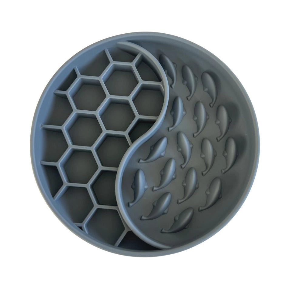 Ne&no slowfeeder blauw-grijs