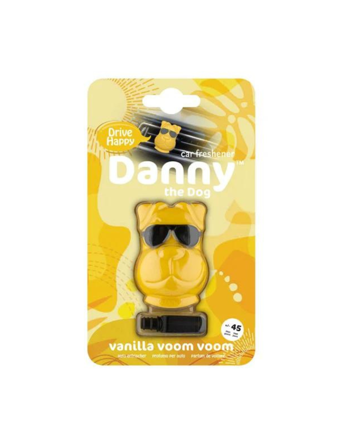 Danny The Dog Vanilla Voom Voom autoluchtverfrisser