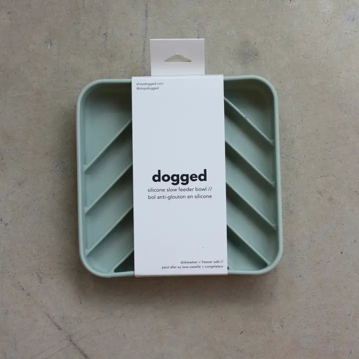 Dogged slow feeder bowl Chevron
