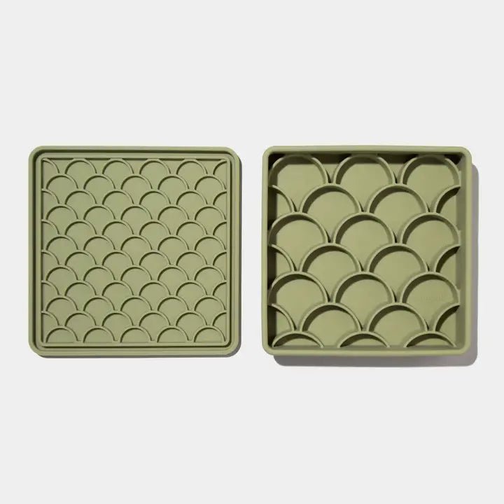 Dogged 3 - in - 1 Fish Scale Slow Feeder Bowl - Shop with Marley's