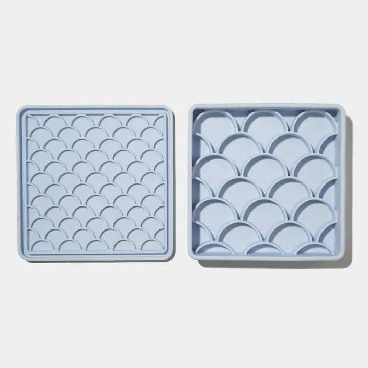 Dogged 3 - in - 1 Fish Scale Slow Feeder Bowl - Shop with Marley's