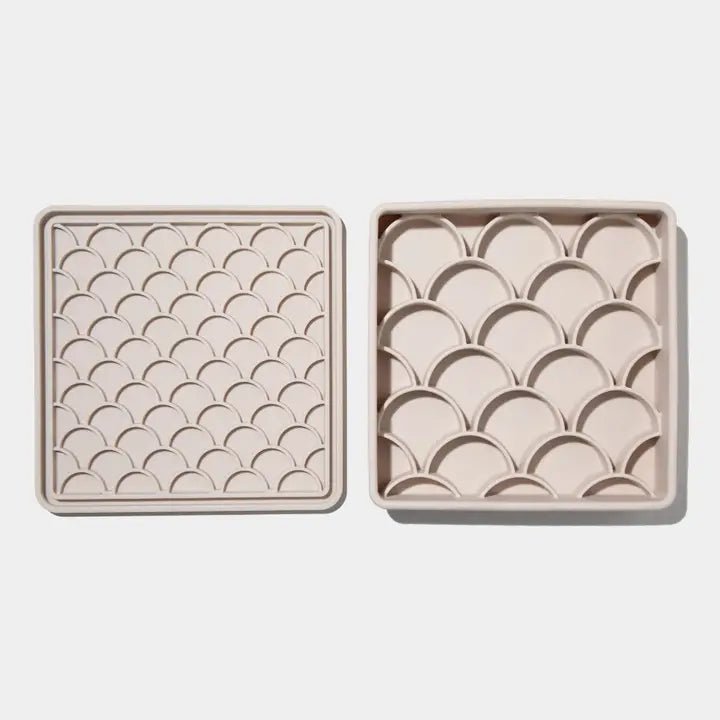 Dogged 3 - in - 1 Fish Scale Slow Feeder Bowl - Shop with Marley's