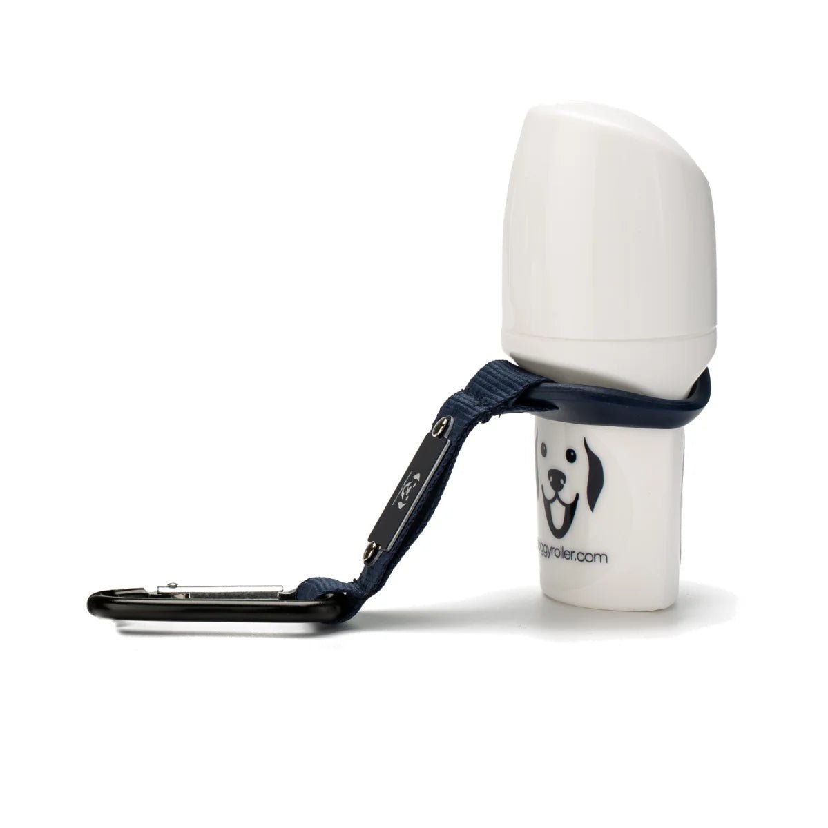 Doggyroller met karabijnhaak marineblauw - Shop with Marley's