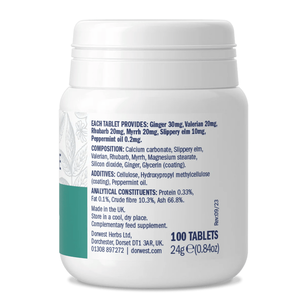 Dorwest Digestive tablets - bevordering van de spijsvertering & tegen wagenziekte - 100 stuks - Shop with Marley's