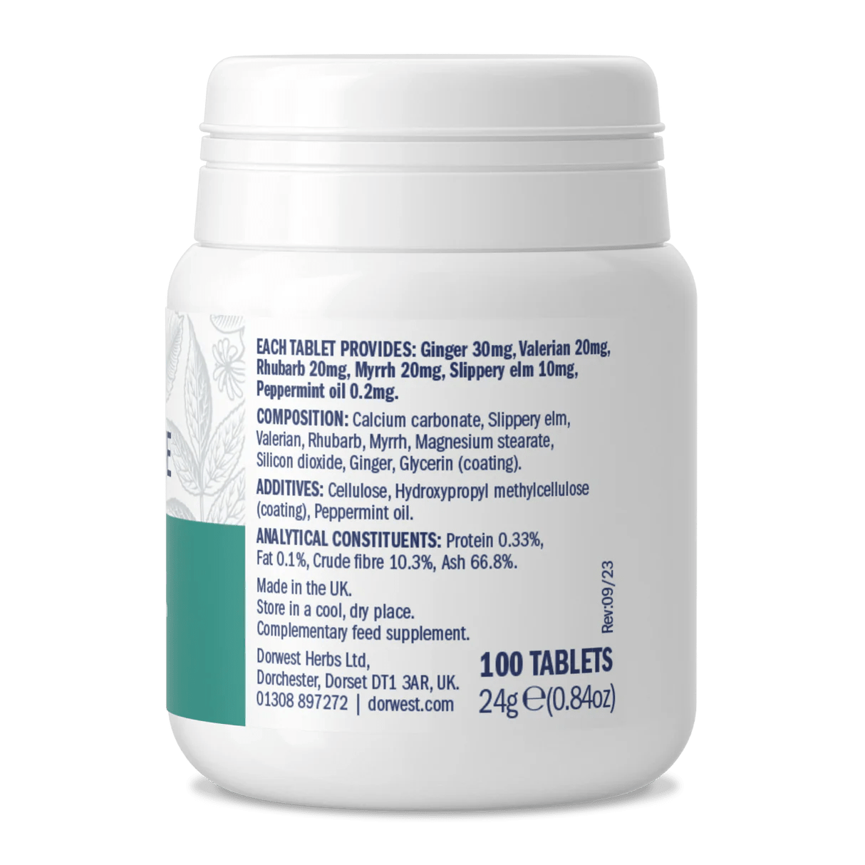 Dorwest Digestive tablets - bevordering van de spijsvertering & tegen wagenziekte - 100 stuks - Shop with Marley's