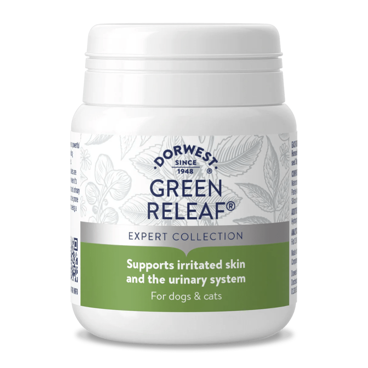 Dorwest Green Relief - ondersteuning voor de huid, bij allergien, urinewegen & nieren - 100 tabletten - Shop with Marley's