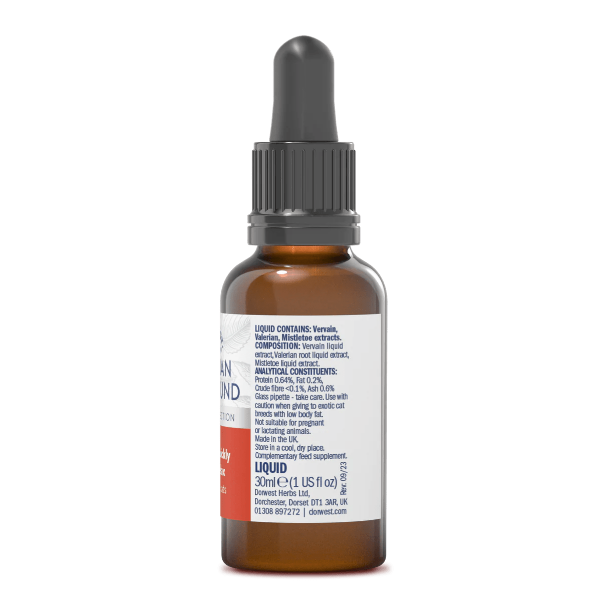 Dorwest Valerian Compound - snelle ondersteuning tijdens spannende momenten - 30ml - Shop with Marley's