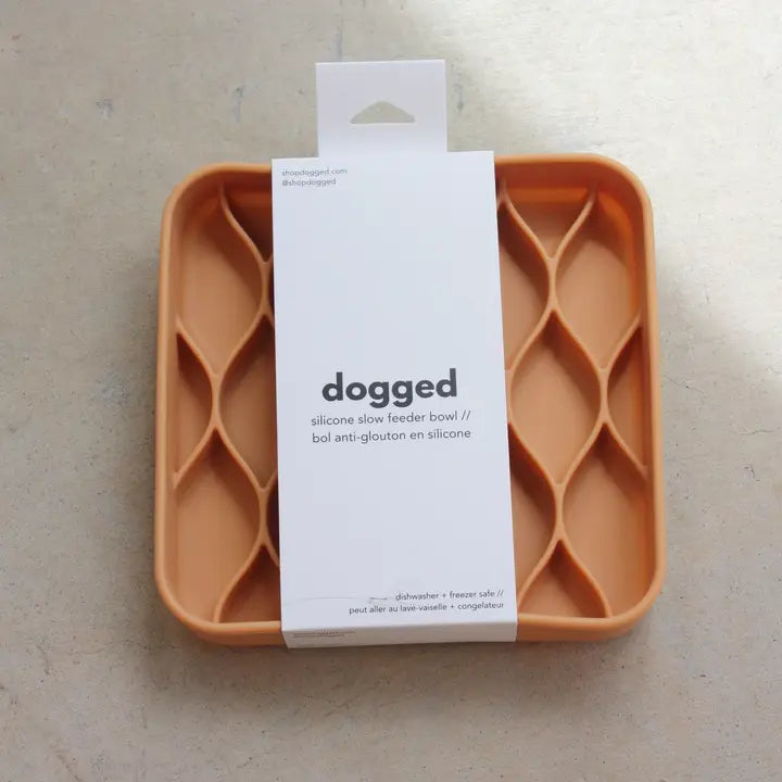 Dogged slowfeeder bowl Argyle