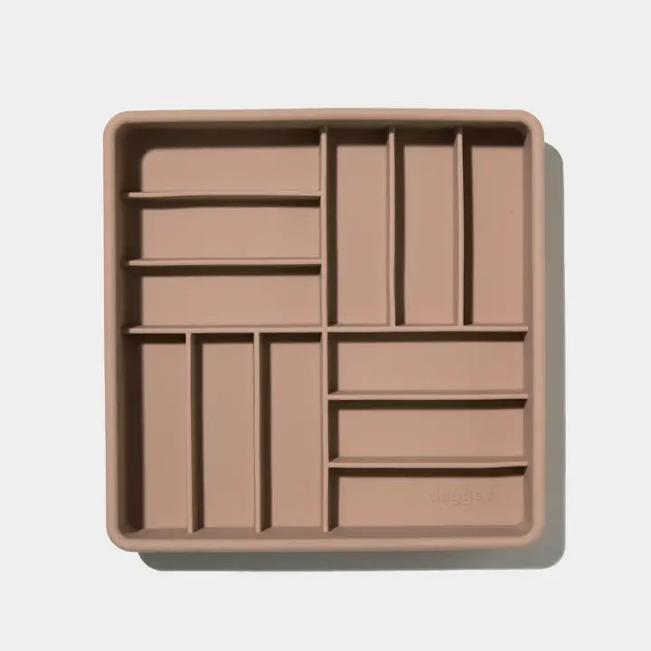 Dogged 3-in-1 Parquet Slow Feeder Bowl