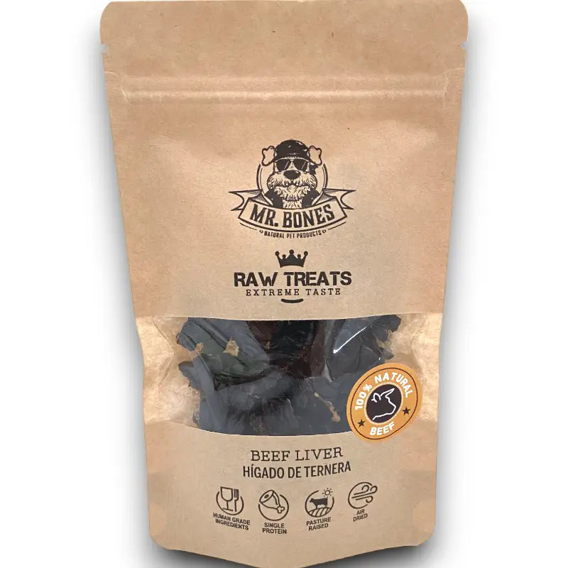 Productafbeelding Mr. Bones Raw Treats Kalfslever