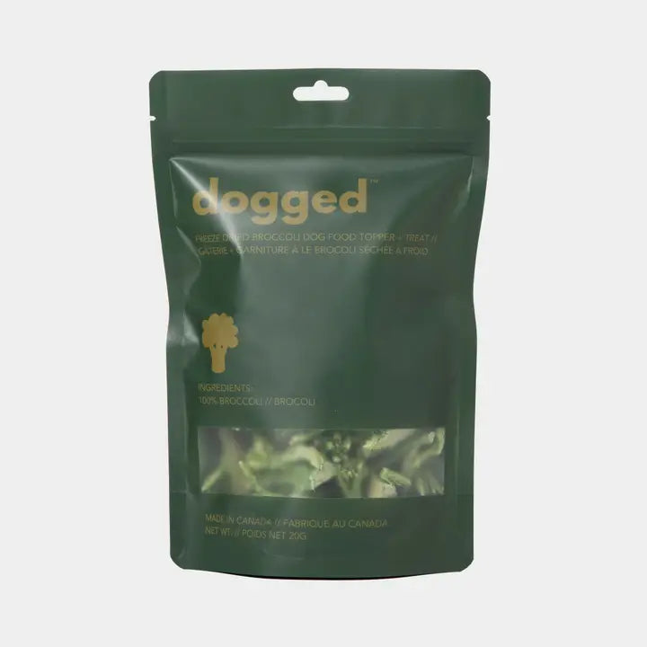 Dogged gevriesdroogde broccoli