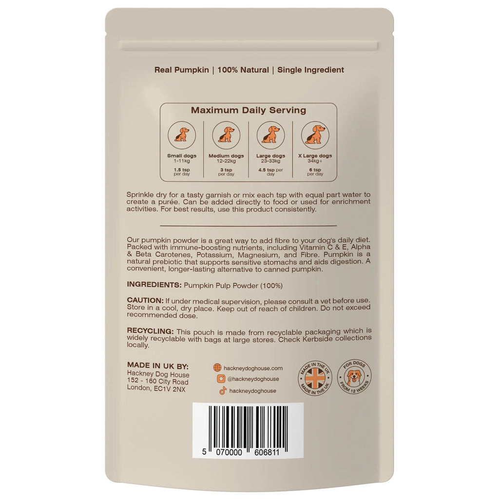 Hackney Dog House Pumpkin Powder - Shop with Marley's