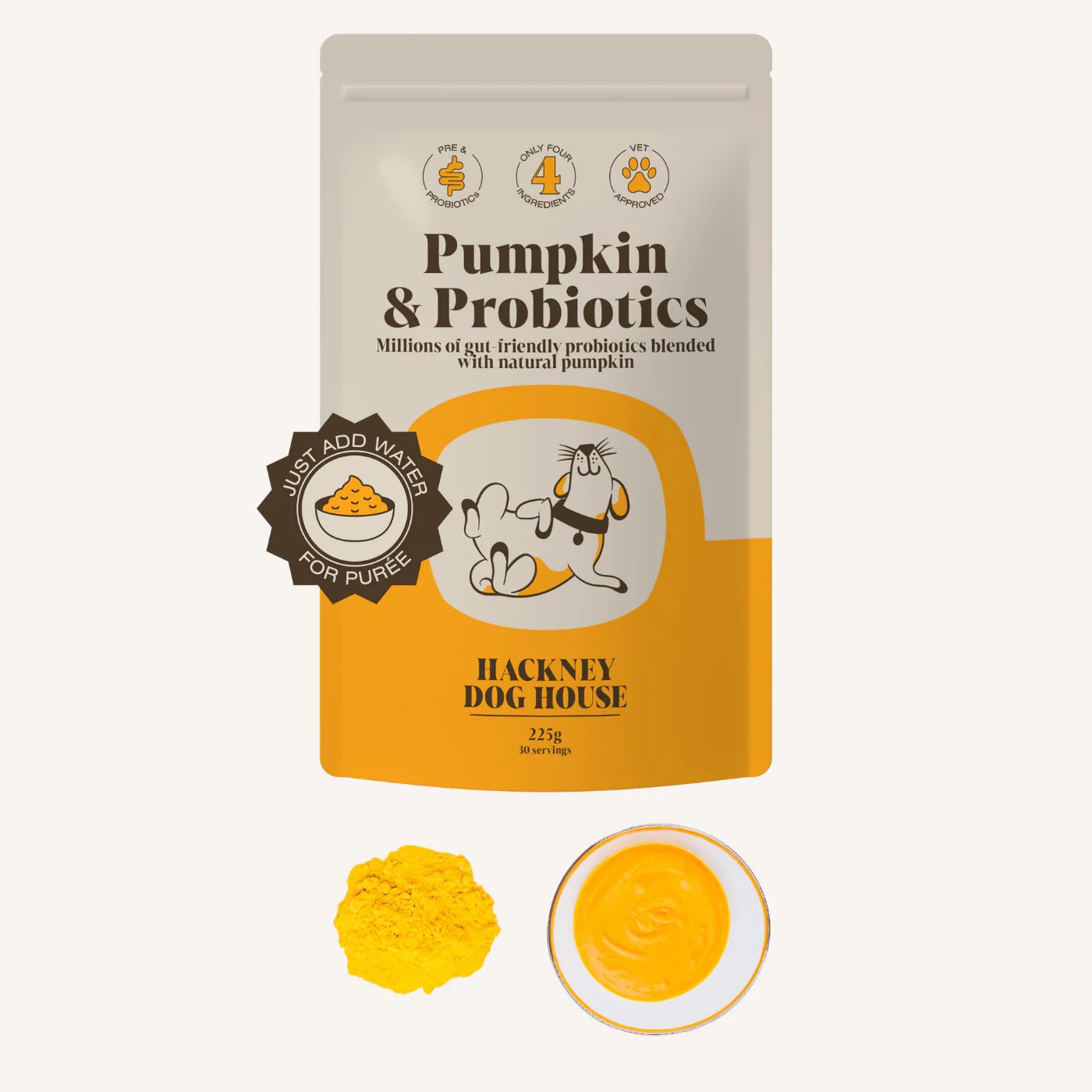 Hackney Dog House Pumpkin & Probiotics - Shop with Marley's