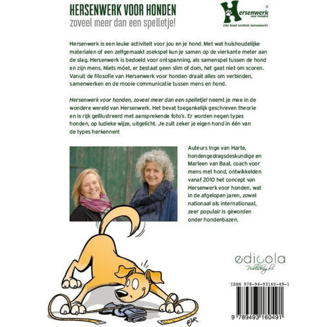 Hersenwerk voor honden - zoveel meer dan een spelletje! - Inge van Harte en Marleen van Baal - Shop with Marley's