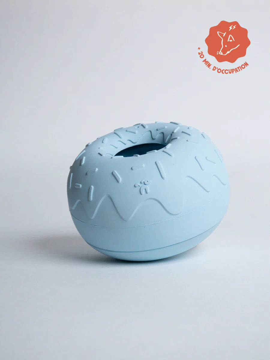 Inooko Yoomy Donut - Bleu - Enrichment voerspeeltje