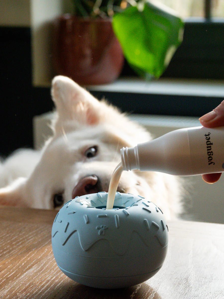 Inooko Yoomy Donut - Bleu - Enrichment voerspeeltje - Shop with Marley's