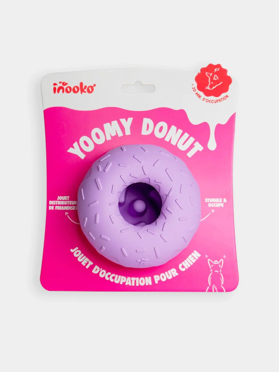 Inooko Yoomy Donut - Lavendel - Enrichment voerspeeltje - Shop with Marley's