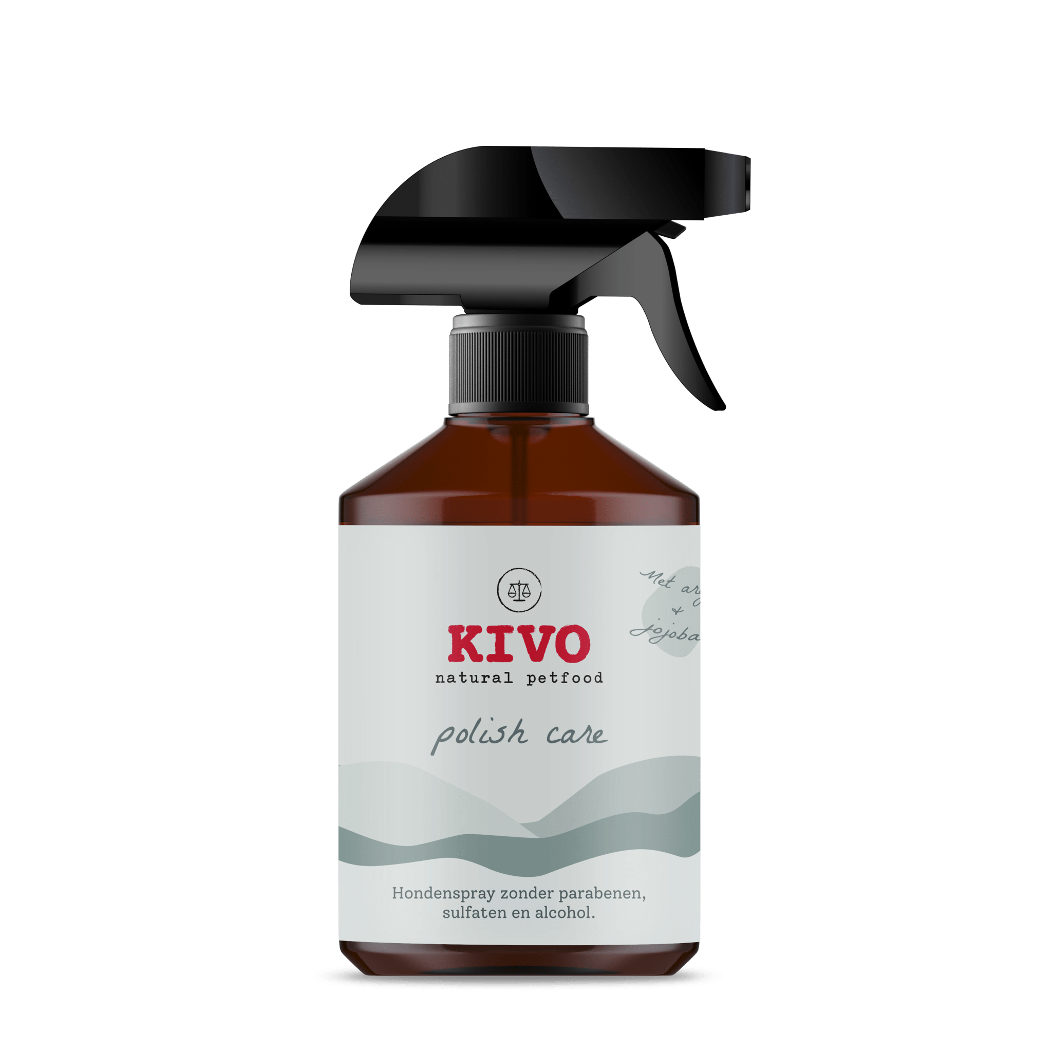 Kivo Dogspray Polish Care - met argan & jojoba olie - glanzende en beter doorkambare vacht - 500 ml - Shop with Marley's