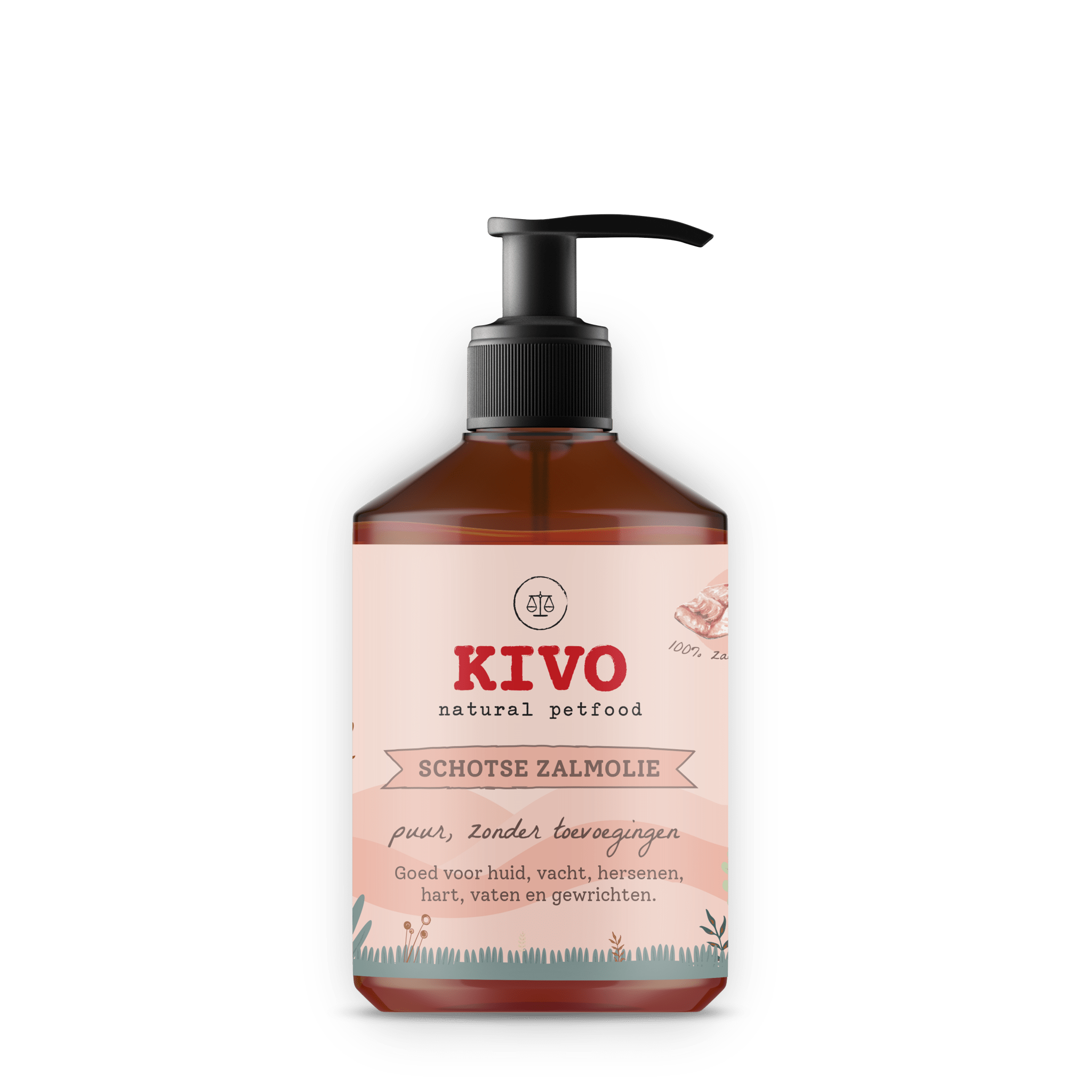 Kivo Schotse Zalmolie (500ml) - Shop with Marley's