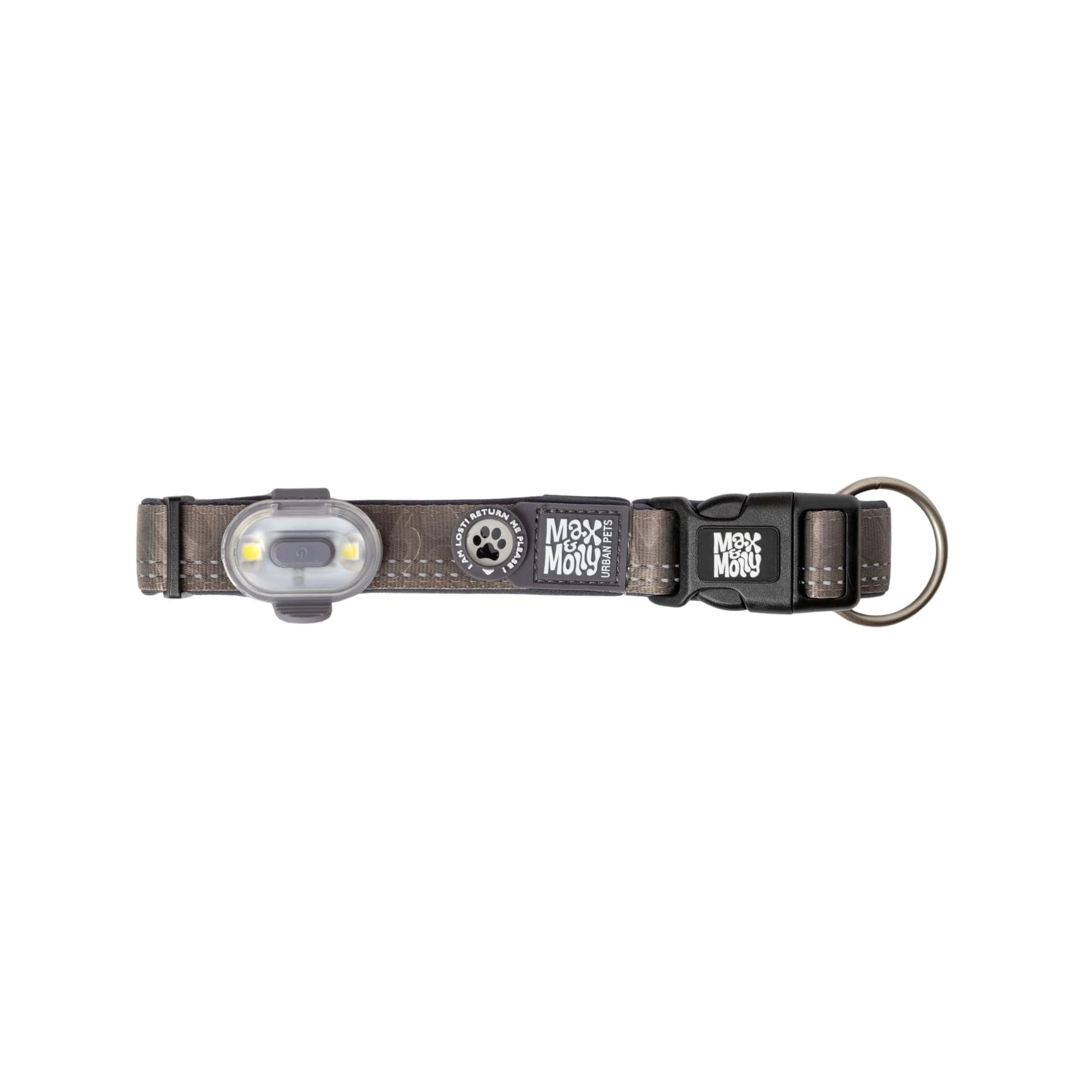 Max & Molly Matrix 2.0 Ultra LED Safety Light - Stone - Shop with Marley's