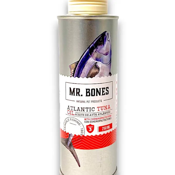Mr. Bones Atlantische Tonijnolie (250ml) - Shop with Marley's