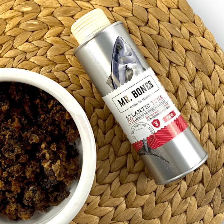 Mr. Bones Atlantische Tonijnolie (250ml) - Shop with Marley's